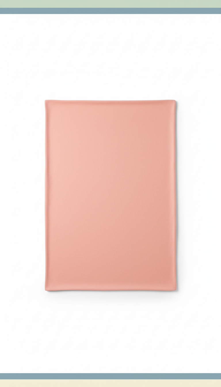 Blush coral bamboo swaddle blanket