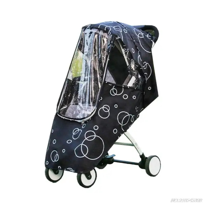 "Ultimate Protection for Your Baby Stroller - Waterproof and Windproof Travel Shield to Keep Your Little One Safe from Dust and Rain"