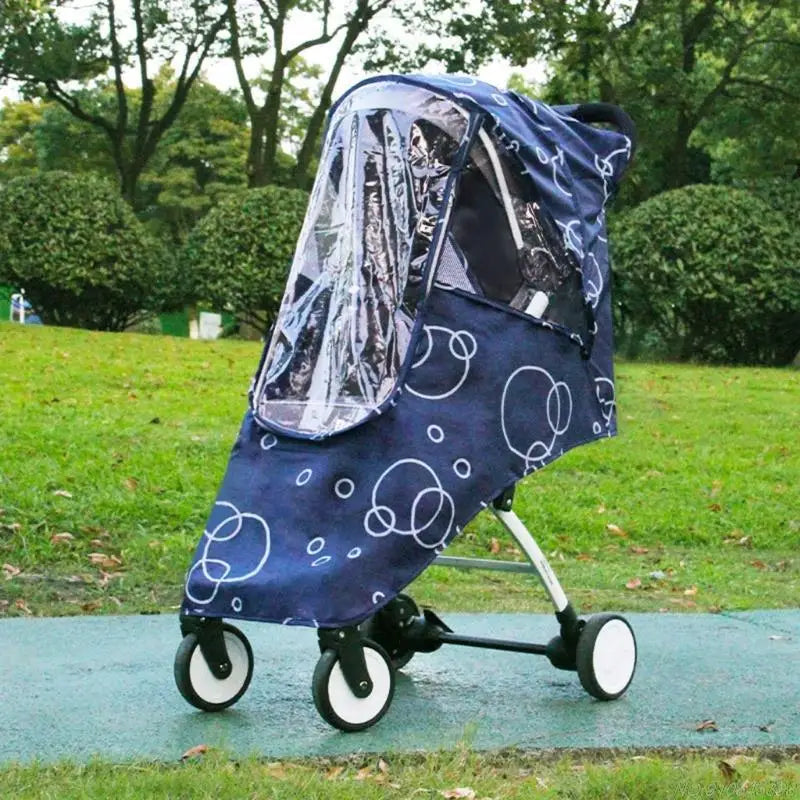 "Ultimate Protection for Your Baby Stroller - Waterproof and Windproof Travel Shield to Keep Your Little One Safe from Dust and Rain"