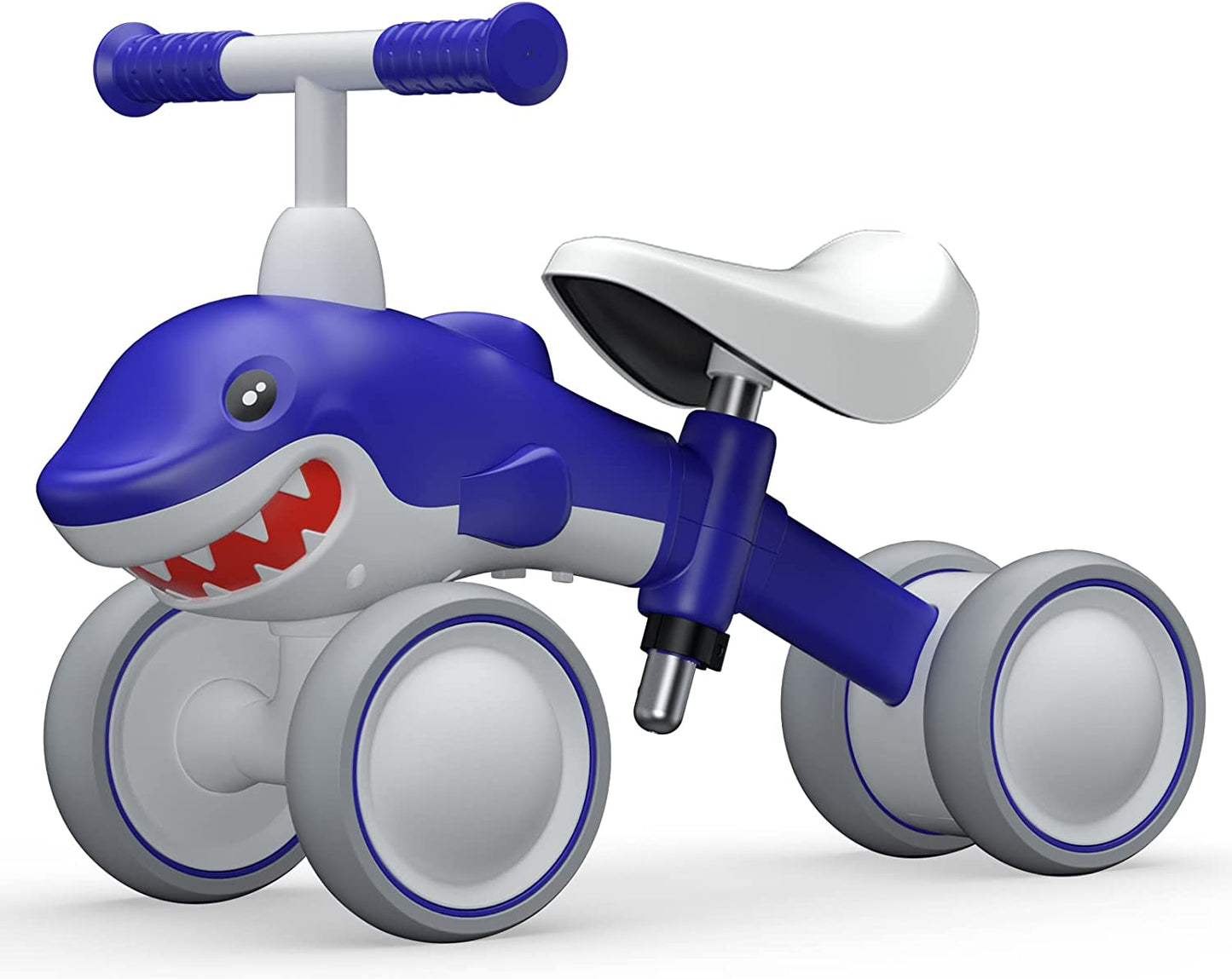 "Blue Shark Baby Balance Bike - the Perfect First Birthday Gift for Active Toddlers, 12-48 Months"